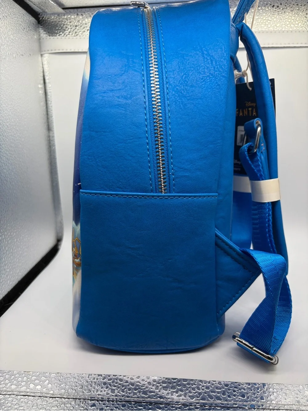 Loungefly Sorcerer Mickey Blue and Gold Mini Backpack